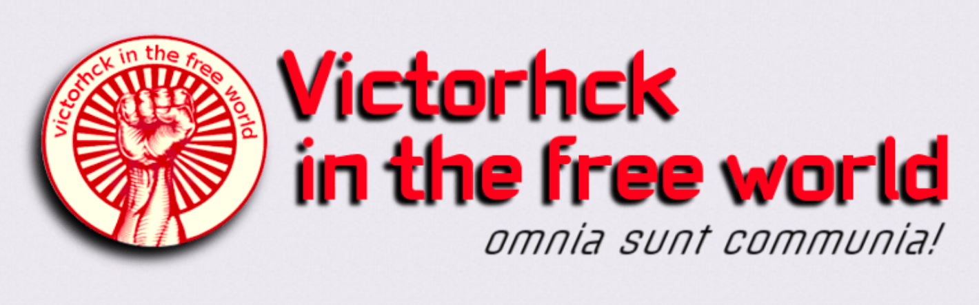 Portada do blogue victorchk in the free world