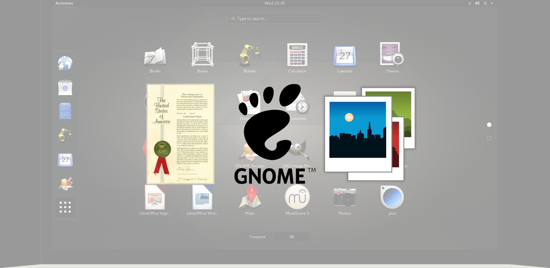 GNOME Patentes Shotwell