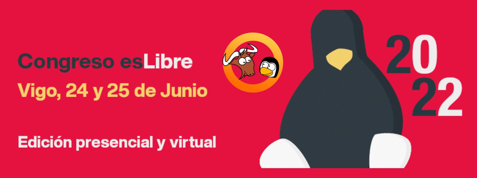 El congreso esLibre 2022 tendrá lugar en Vigo, en el mes de junio