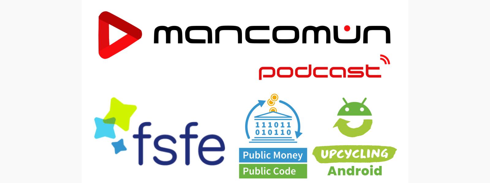#Mancomún Podcast: 82 – Campañas y proyectos de la Free Software Foundation Europe, con Andrés Diz