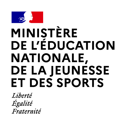 Logo do Ministerio de Educación Nacional e Mocidade de Francia