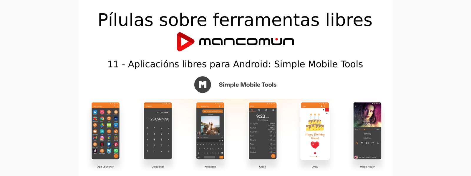 Aplicaciones libres para Android: Simple Mobile Tools