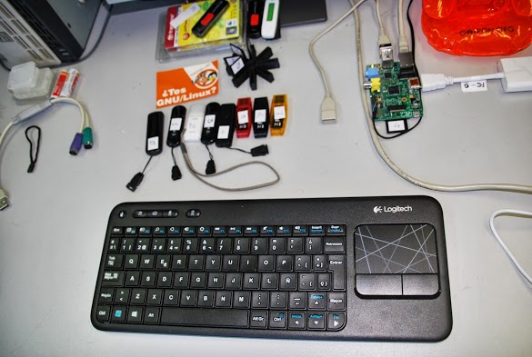 Foto das xornadas de Raspberry Pi de GALPon