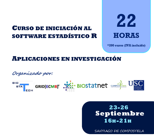 Cartel do curso de introdución a R