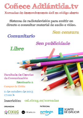 Cartel da xornada Coñece Adtlántida