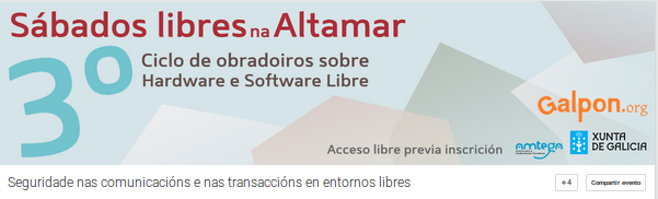 Imaxe do 3º obradoiro do ciclo de obradoiros libres na Altamar