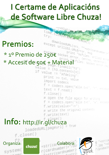 Cartel do concurso de Chuza!