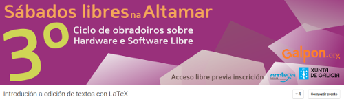 Banner do obradoiro de LaTeX