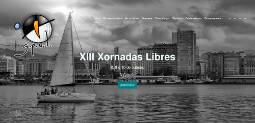 Imaxe do banner do portal das Xornadas Libres