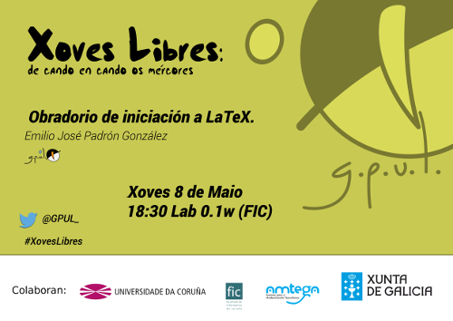 Cartel da xornada de GPUL