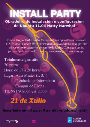 Cartel da install party