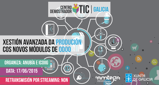 Cartel da sesión de Odoo - Anubía