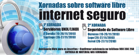 Xornadas sobre software libre, internet seguro