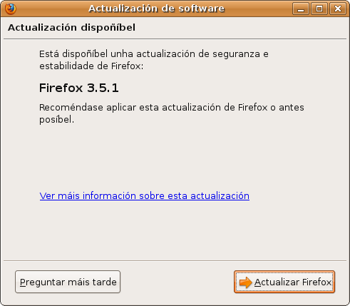 Actualización firefox