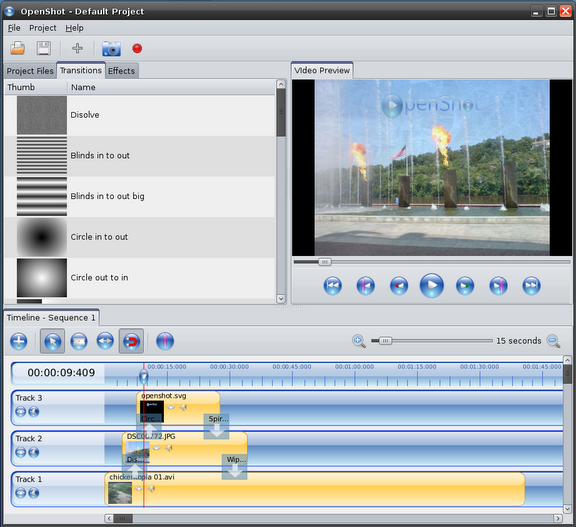 Pantalla do OpenShoot