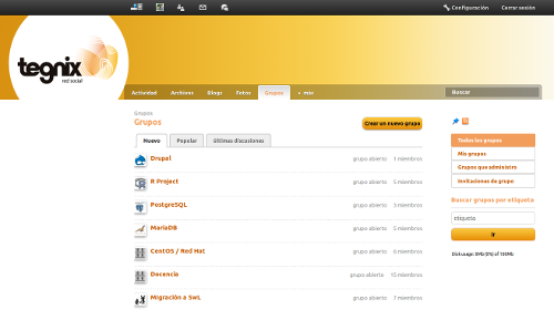 Imaxe da rede social de Tegnix