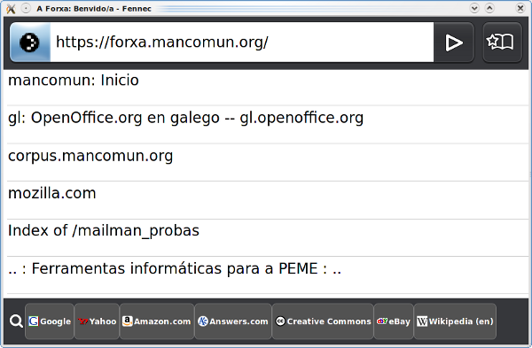 buscadores en fennec buscadores en fennec