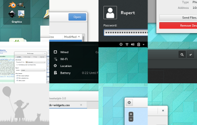 Captura do escritorio GNOME 3.12