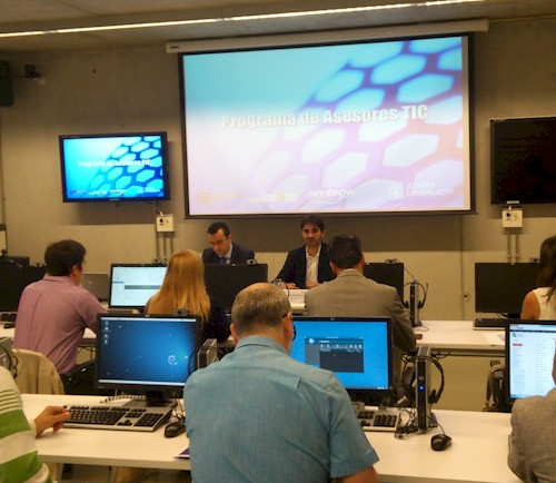 Imaxe da presentación do Programa de Asesores TIC
