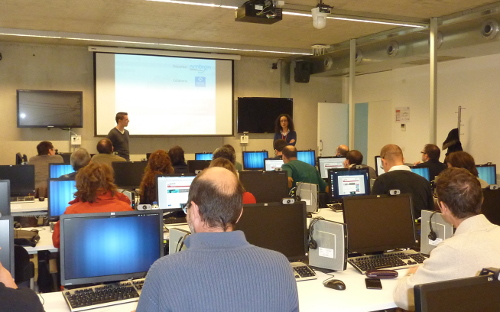 Imaxe do seminario de Tenda en Liña no CDTIC