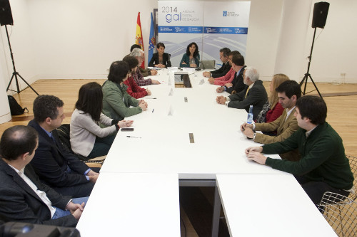 Foto da presentación do Plan de Software Libre 2014