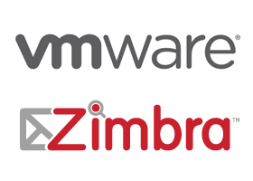 Logos de Zimbra e VMware 