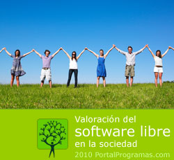 Portada do estudo de valoración do software libre na sociedade