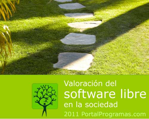 Portada do Informe de Valoración do sofware libre na sociedade do 2011